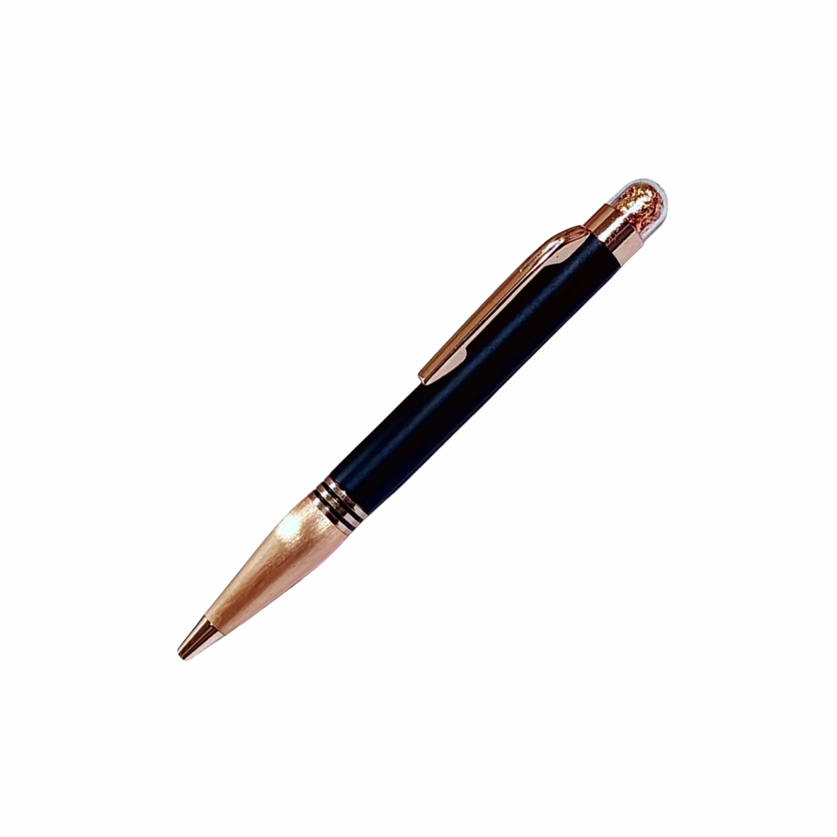 Imperial Black & Rose Gold Executive Ball Pen