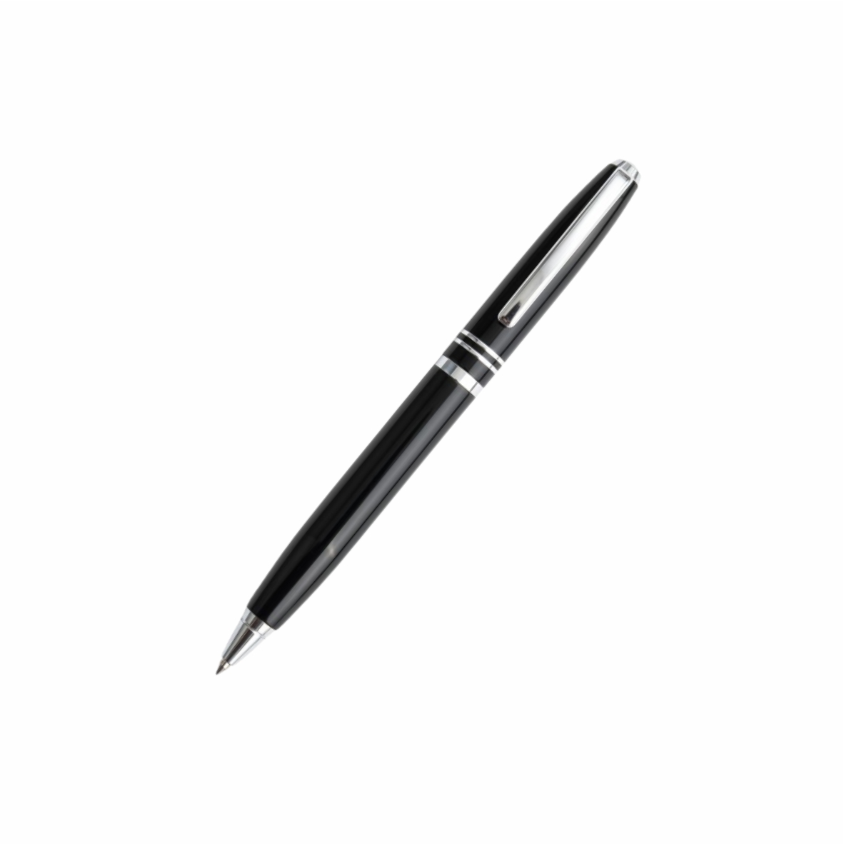 Vikas Classic Black & Silver Metal Ball Pen – Premium Executive Writing Pen