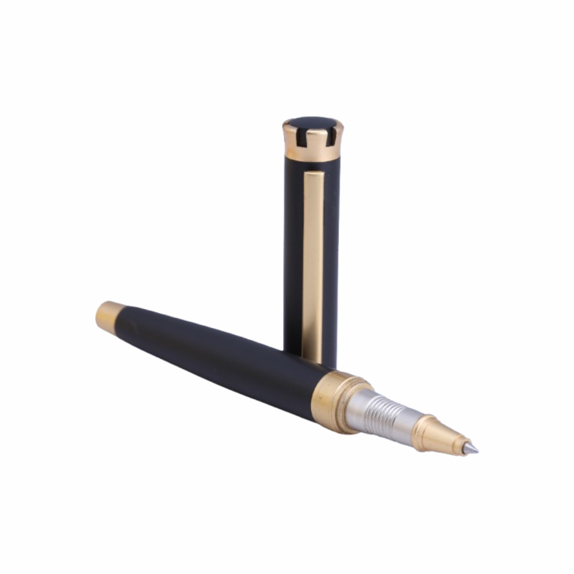 Luxury Executive Metal Roller Pen – Black & Gold Premium Writing Pen