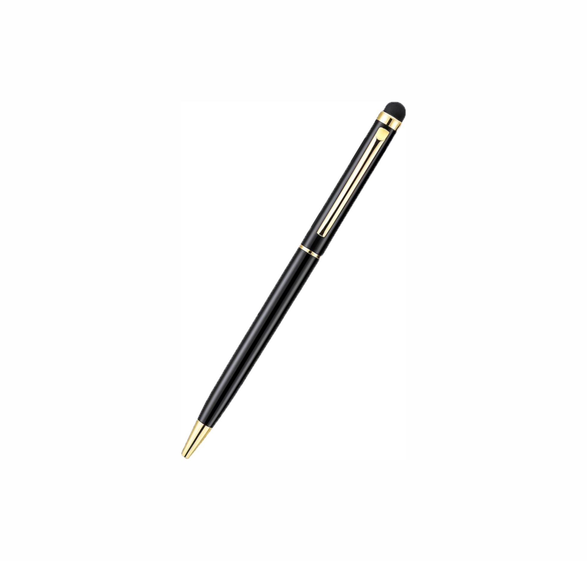 Elite Touch Stylus Metal Ball Pen – Premium Black & Gold Finish